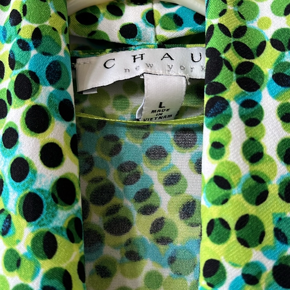 CHAUS Women’s blouse size L - Picture 3 of 4
